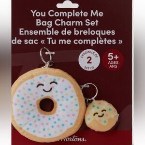 Brand new Tim Hortons You Complete Me Bag Charm